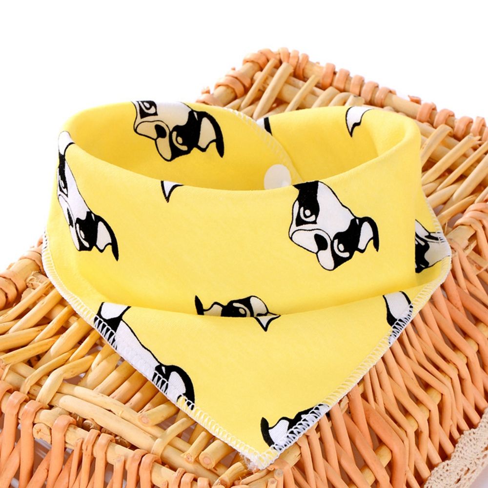 Dog Bandana Scarf - White Rabbit Bear Plaid Grooming Accessories