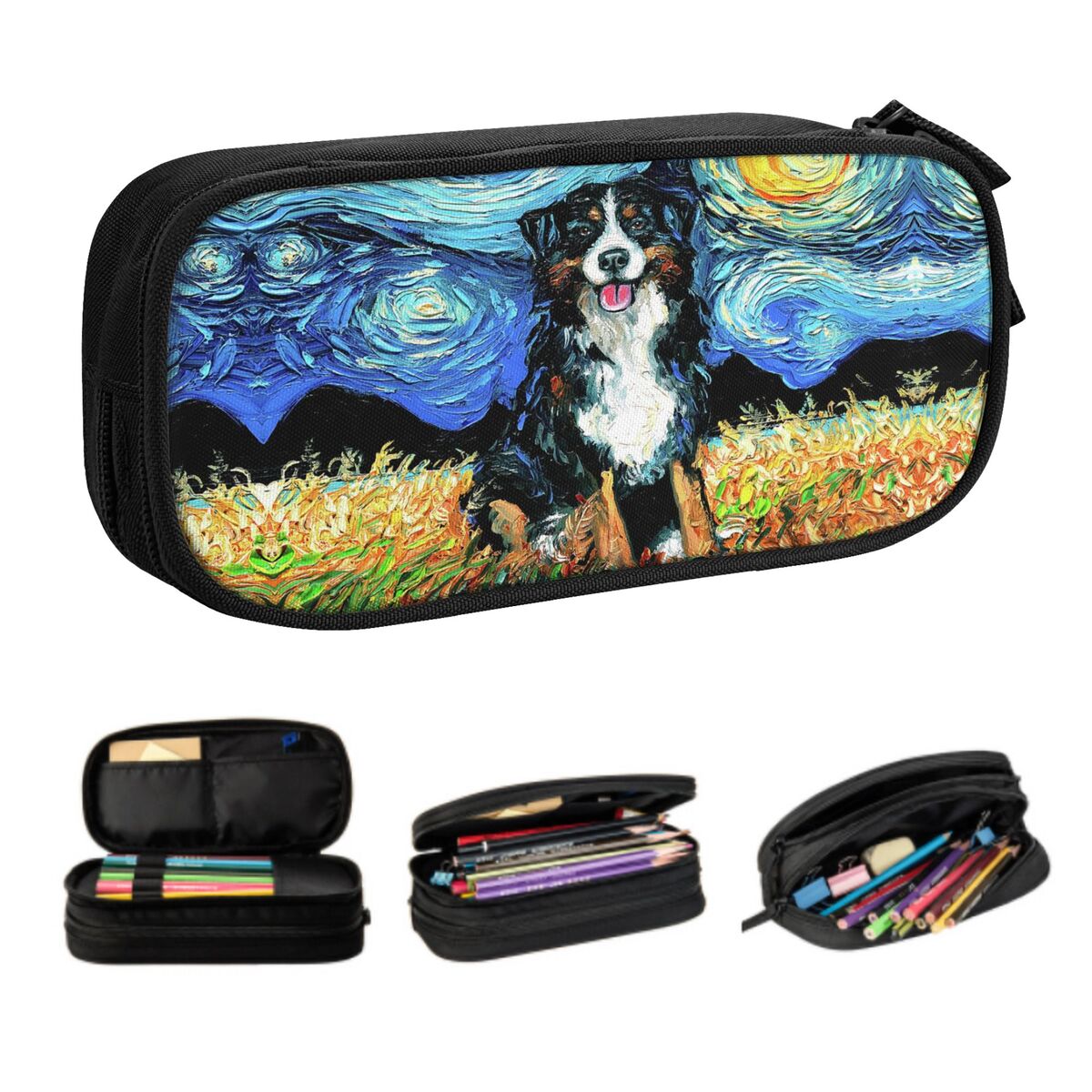 Pet X Supplies & Tack Howell - Custom Starry Night Bernese Mountain Dog