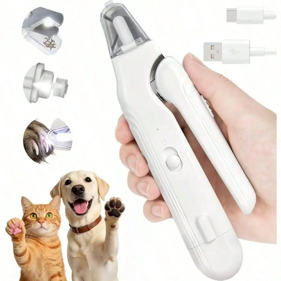 Pet Nail Grinder - New model 2-In-1 Dog Nail Clippers