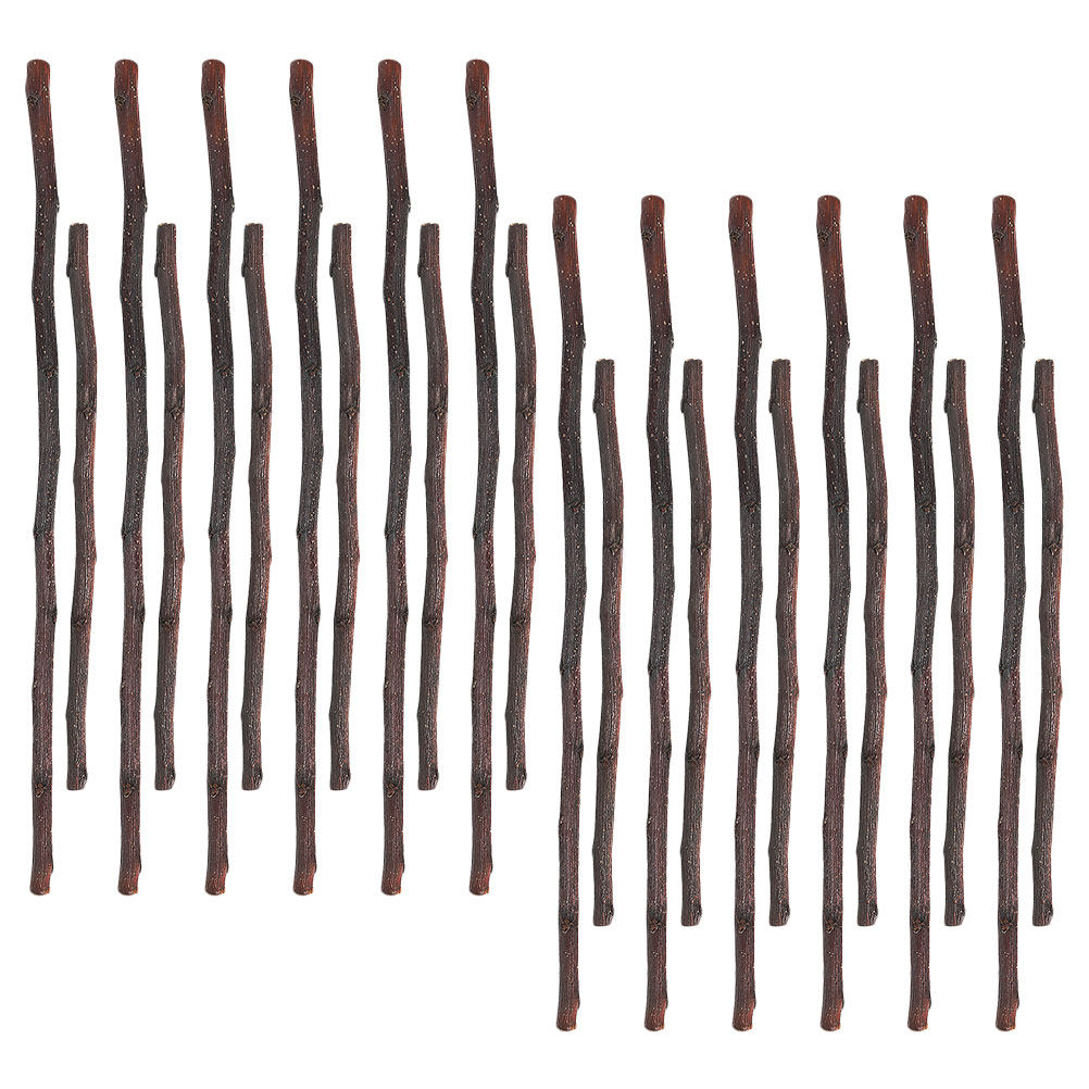 Pet Supplies Login - 60Pcs Craft Wood Sticks Natural Wood
