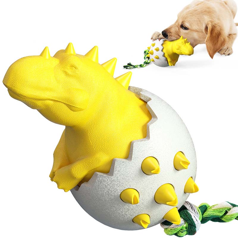 Pet Dental Chew Toy - Dinosaur Egg Dog Molar Stick, Tough
