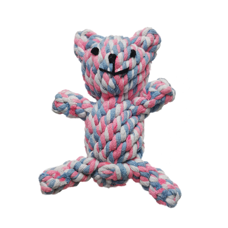 Pet Dental Chew Toy - Pet cotton rope simulated elephant animal