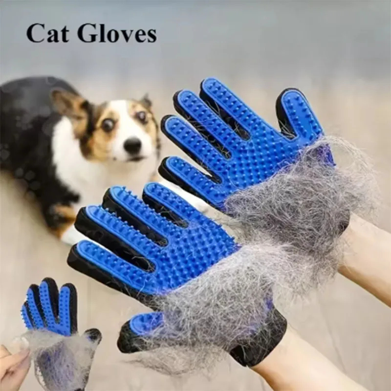 Pet Supplies Grooming - Pet Hair Glove Comb Pet Dog