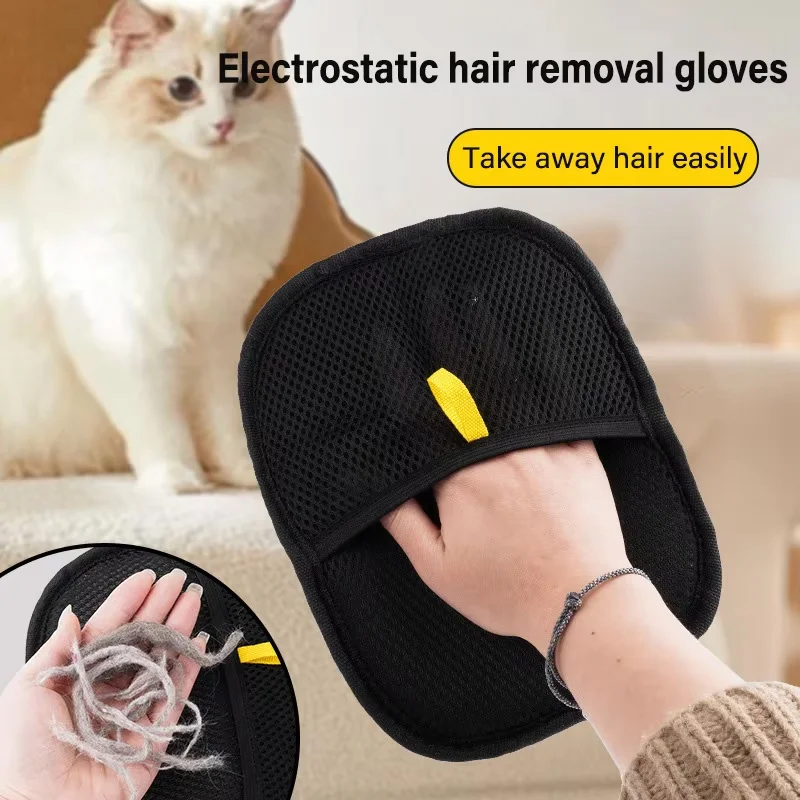 Pet Supplies Grooming - Pet Hair Removal Tool Reusable Static