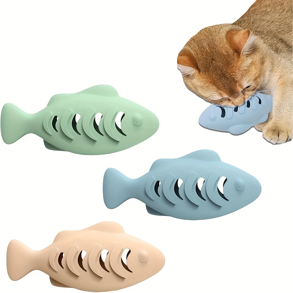 Pet Dental Chew Toy - 1pc Octopus-Shaped Cat Chew Toy -