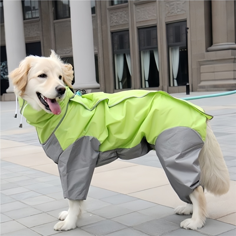 Outdoor Dog Raincoat Jumpsuit  - огляд і ціна Dog Raincoat