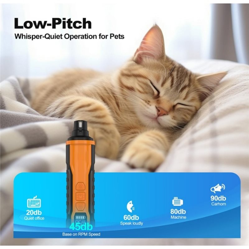 LLCS-Pet Electric Nail Grinder - огляд і ціна Pet Nail Grinder