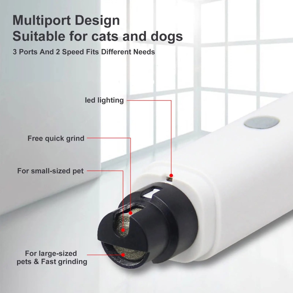 Quiet Electric Pet Nail Grinde - огляд і ціна Pet Nail Grinder