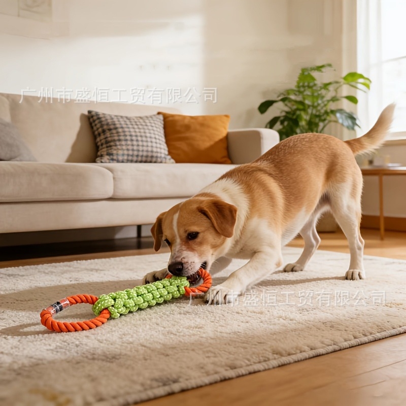 Pet toy cotton rope double-rin - огляд і ціна Pet Dental Chew Toy