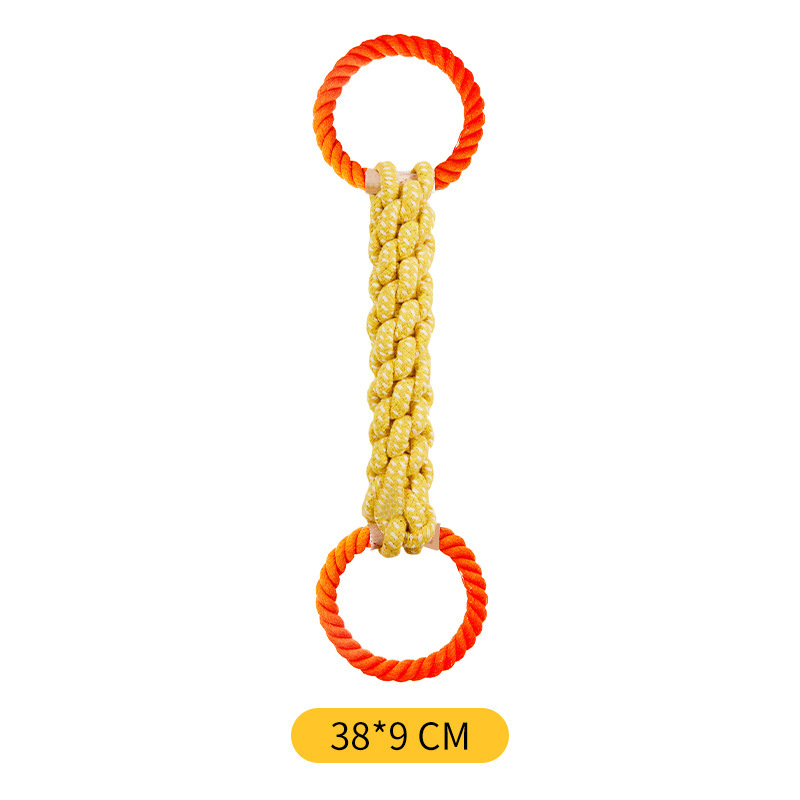 Pet toy cotton rope double-rin - огляд і ціна Pet Dental Chew Toy