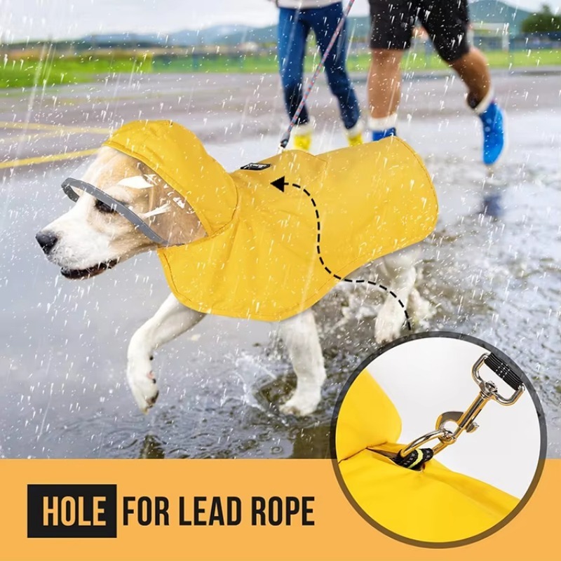 Custom Printed Reflective Dog  - огляд і ціна Dog Raincoat