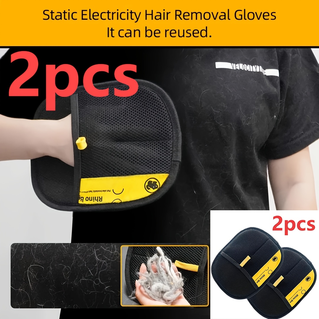 2-Piece Pet Hair Removal Glove - огляд і ціна Pet Supplies Grooming