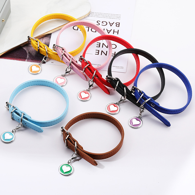 Pet Cat Dog Leather Collar Sta - огляд і ціна Pet Supplies Login