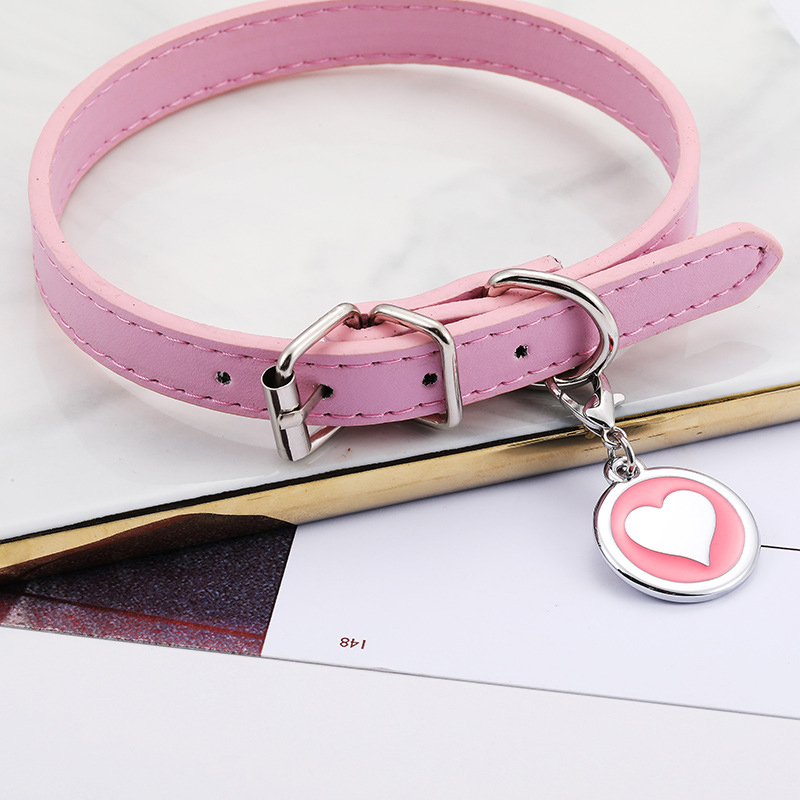 Pet Cat Dog Leather Collar Sta - огляд і ціна Pet Supplies Login