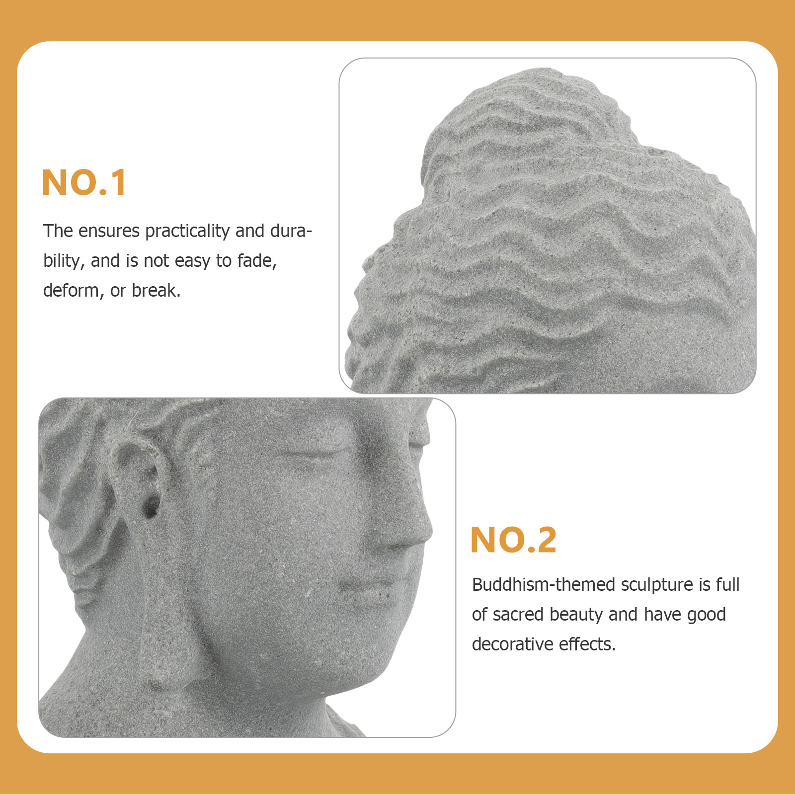 Meditating Buddha Head Statue  - огляд і ціна Aquarium Fish Tank