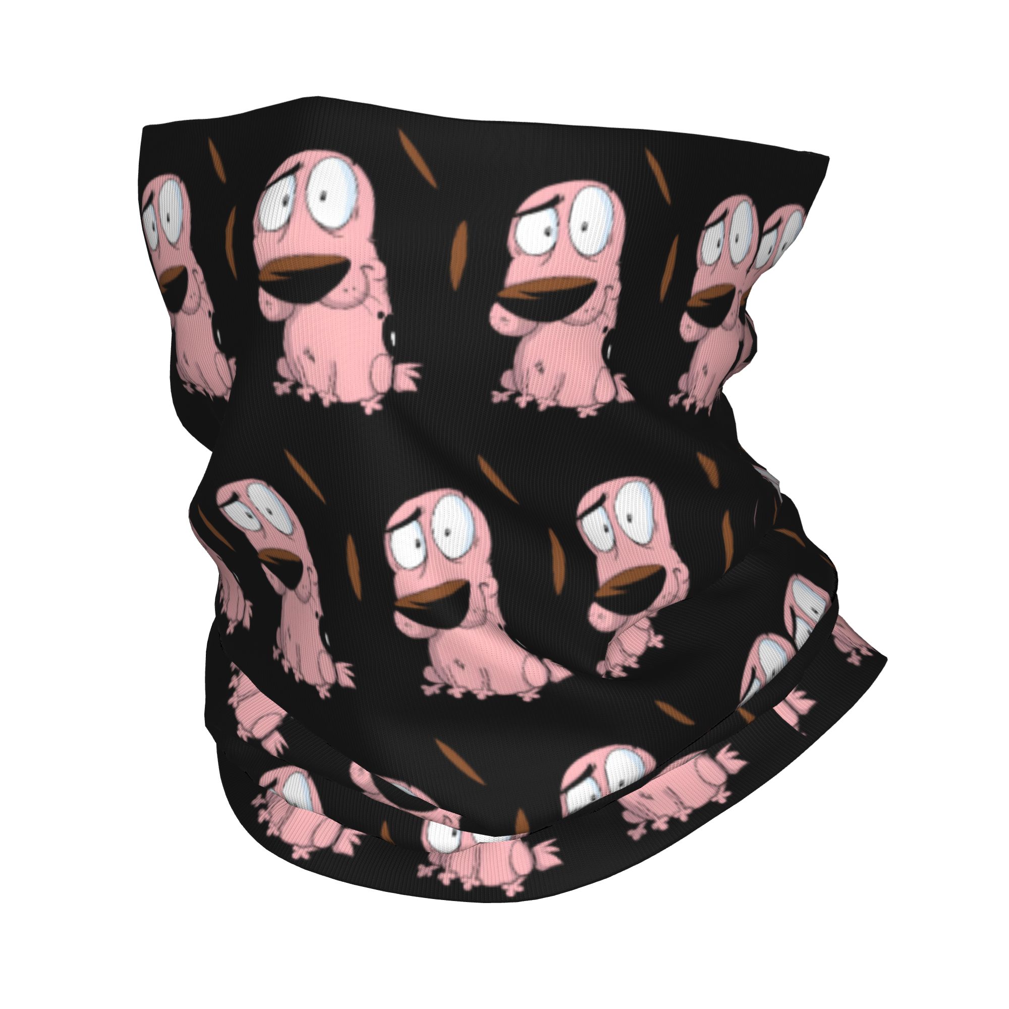 Custom Cartoon Courage Dog Win - огляд і ціна Dog Bandana Scarf