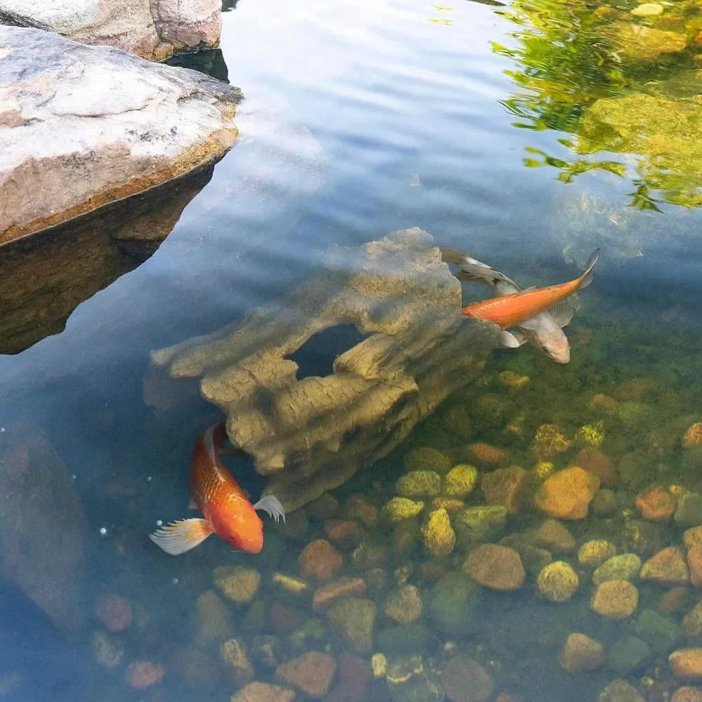 l Controls Log Fish Holes Aqua - огляд і ціна Pet Supplies Login