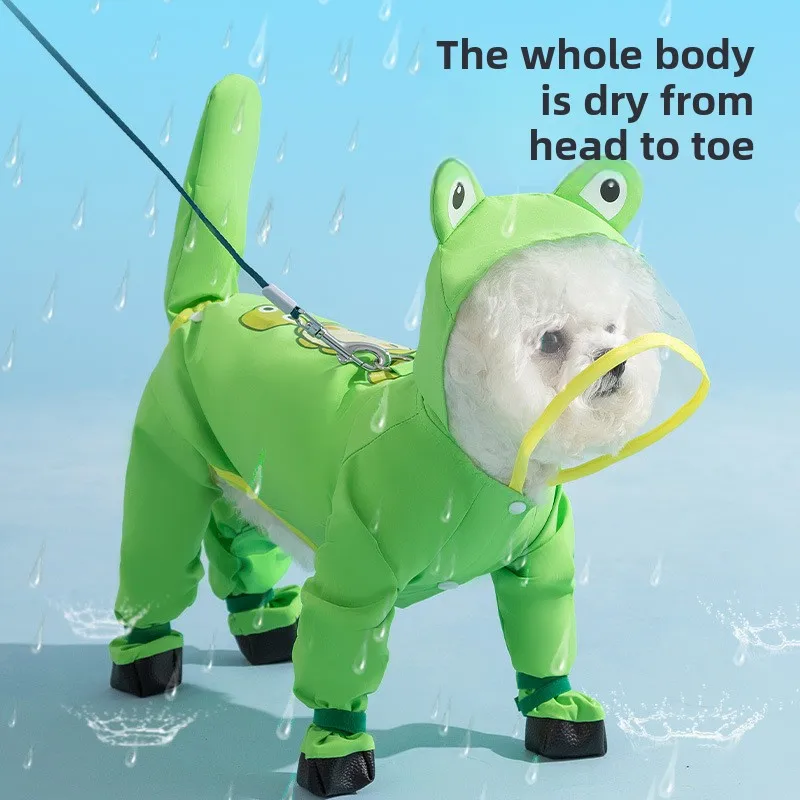 Puppy Dog with Feet Poncho All - огляд і ціна Dog Raincoat