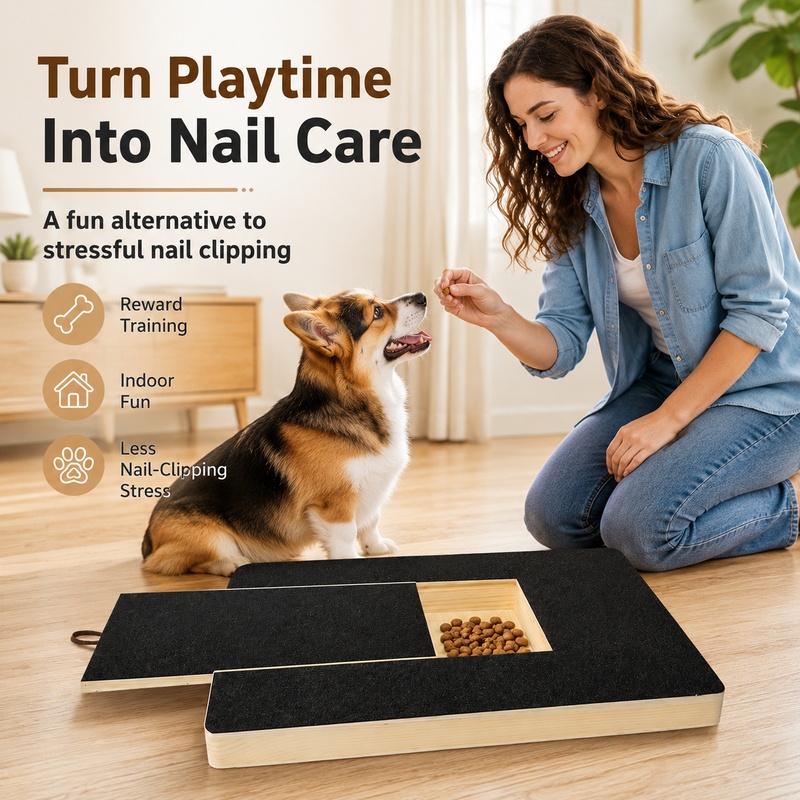 Wooden Dog Nail Scratch Board  - огляд і ціна Pet Nail Grinder