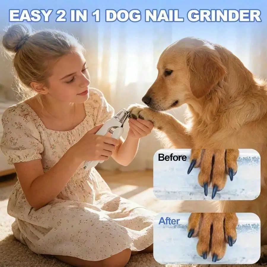 New model 2-In-1 Dog Nail Clip - огляд і ціна Pet Nail Grinder
