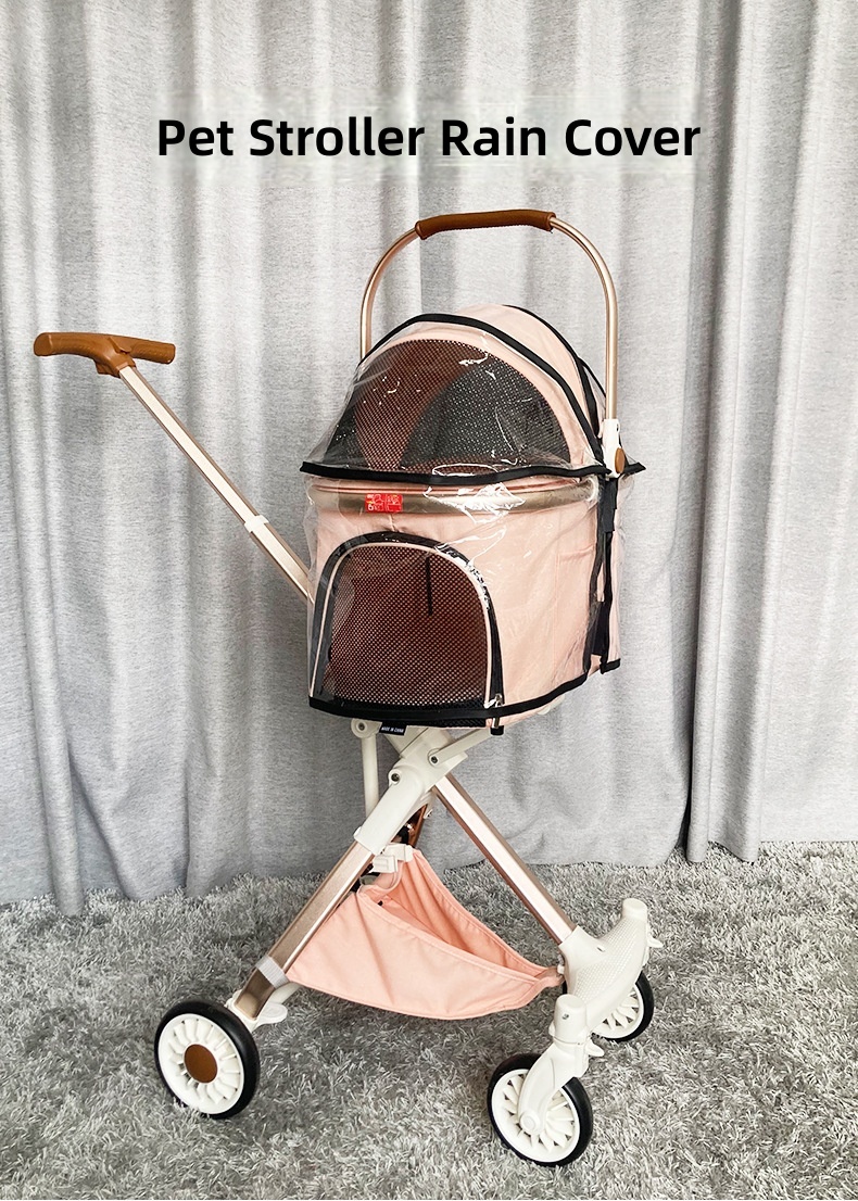 Pet Stroller Rain Cover, Trans - огляд і ціна Dog Raincoat