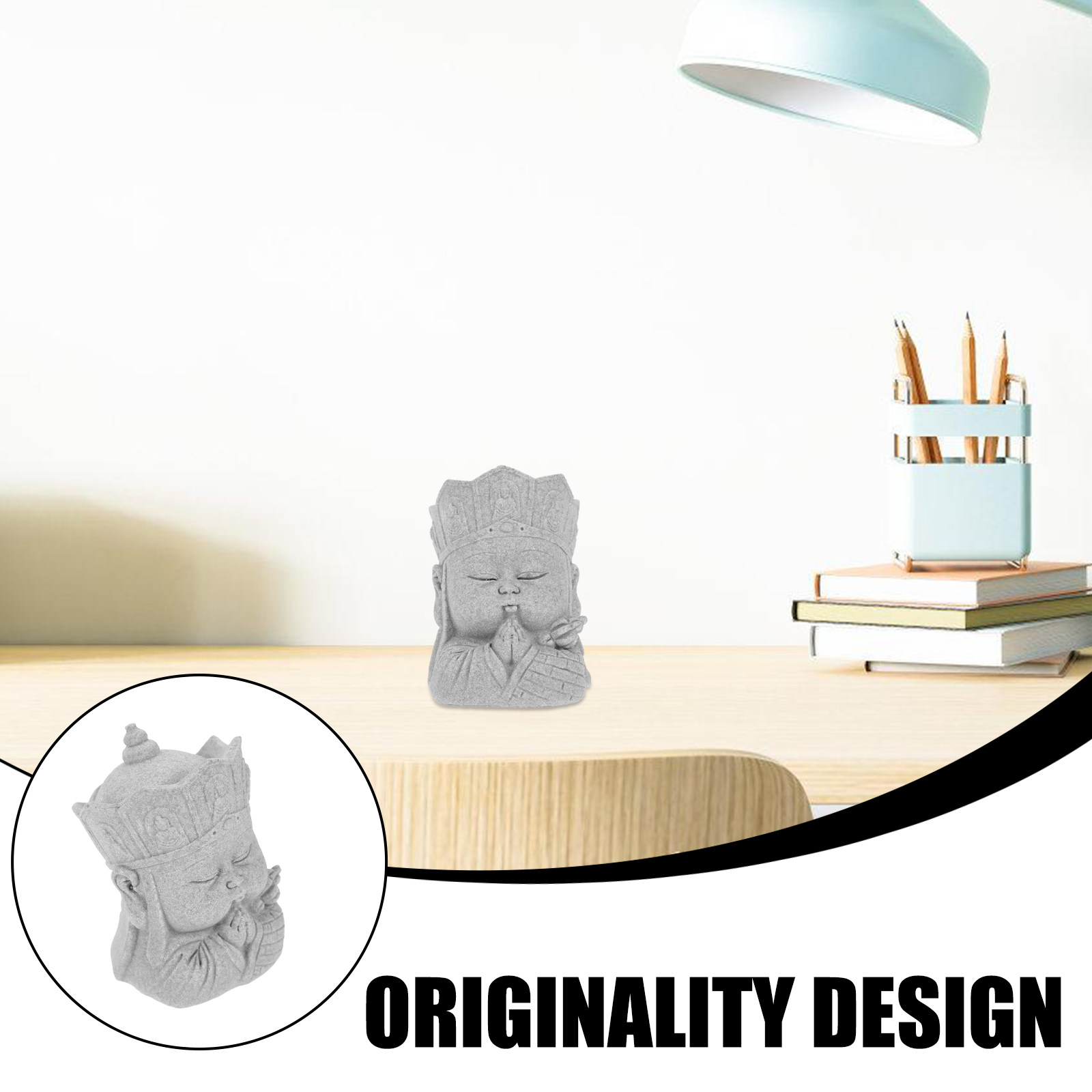 Mini Aquarium Sandstone Buddha - огляд і ціна Aquarium Fish Tank