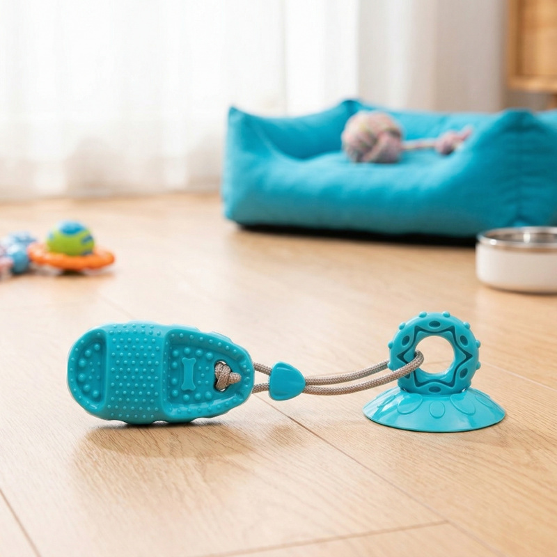 Dog Chew Toy with Suction Cup, - огляд і ціна Pet Dental Chew Toy