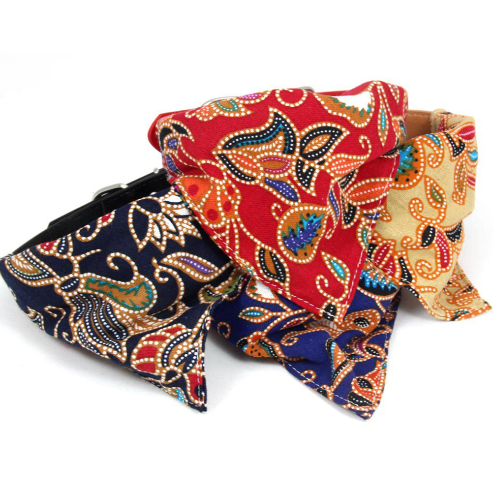 2 Pcs Chic Cat Accessories Tri - огляд і ціна Dog Bandana Scarf