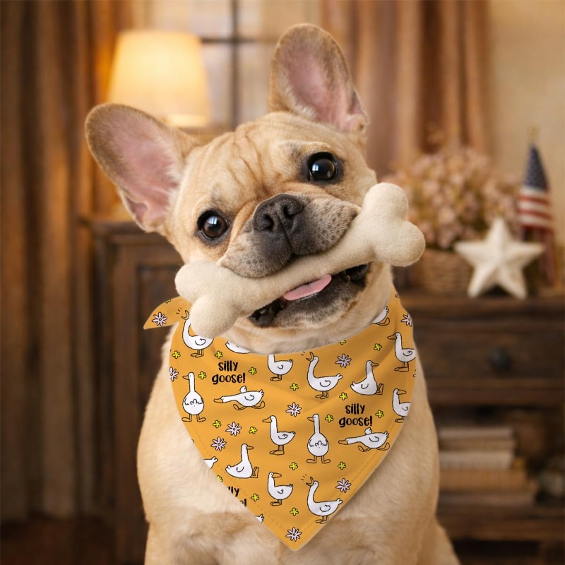 Dog Bandana Featuring a Cute G - огляд і ціна Dog Bandana Scarf
