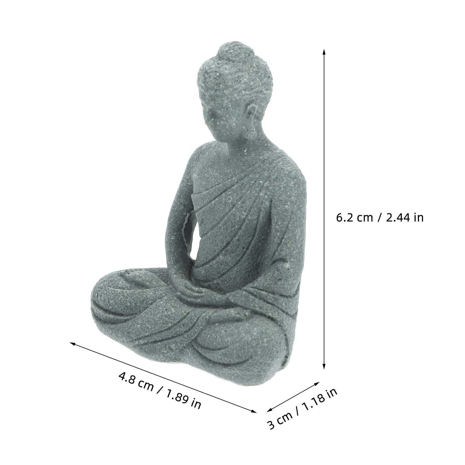 Mini Buddha Statue Resin Small - огляд і ціна Aquarium Fish Tank